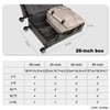 TABITORA Portable Hanging Travel Shelves Bag Packing Cube Organizer Suitcase