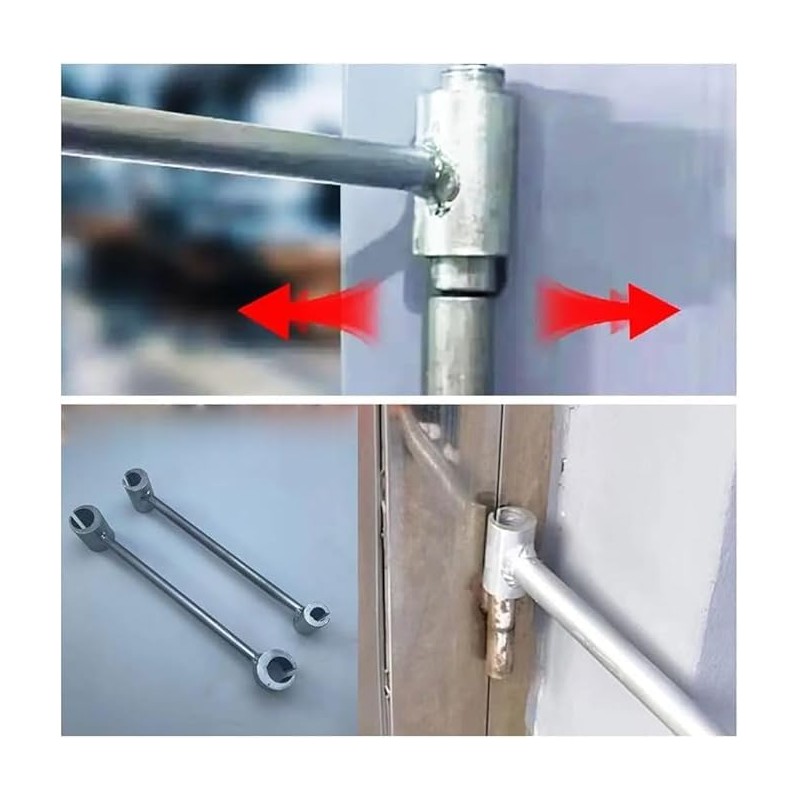 LALOCAPEYO 2 Pcs Hinges Gap Adjusting Wrench,14-25 mm Door Hinge