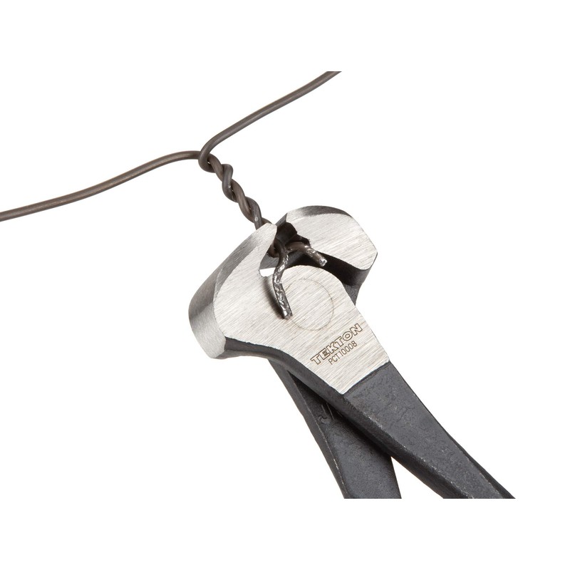 TEKTON 8 Inch End Cutting Pliers | PCT10008, Red