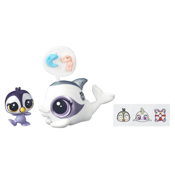 Littlest Pet Shop Pet Pawsabilities Dolphin and Penguin Doll