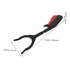 FRCOLOR 2pcs Litter Grabber Tool with Ergonomic Handle Durable Trash Picker Upper for Seniors Compact Design for Easy Storage and Portable Use Enhanced Grip with Precision Teeth