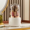 Makeup Brush Holder Multifunctional Brush Organizer Home Rotating Dustproof Cosmetic