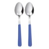 Excelsa Set Cucchiai in Acciaio Inox, Azzurro, 2 Pezzi