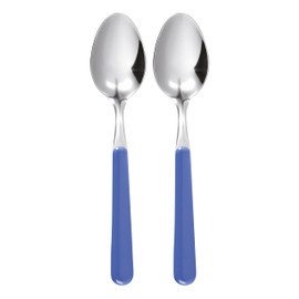 Excelsa Set Cucchiai in Acciaio Inox, Azzurro, 2 Pezzi