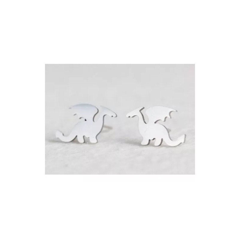 Deluxe Aretes Par Dragón Dinosaurios Joyería
