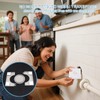 2 pcs Square Plumbing Cover Plates, Square Shower Arm Flange,