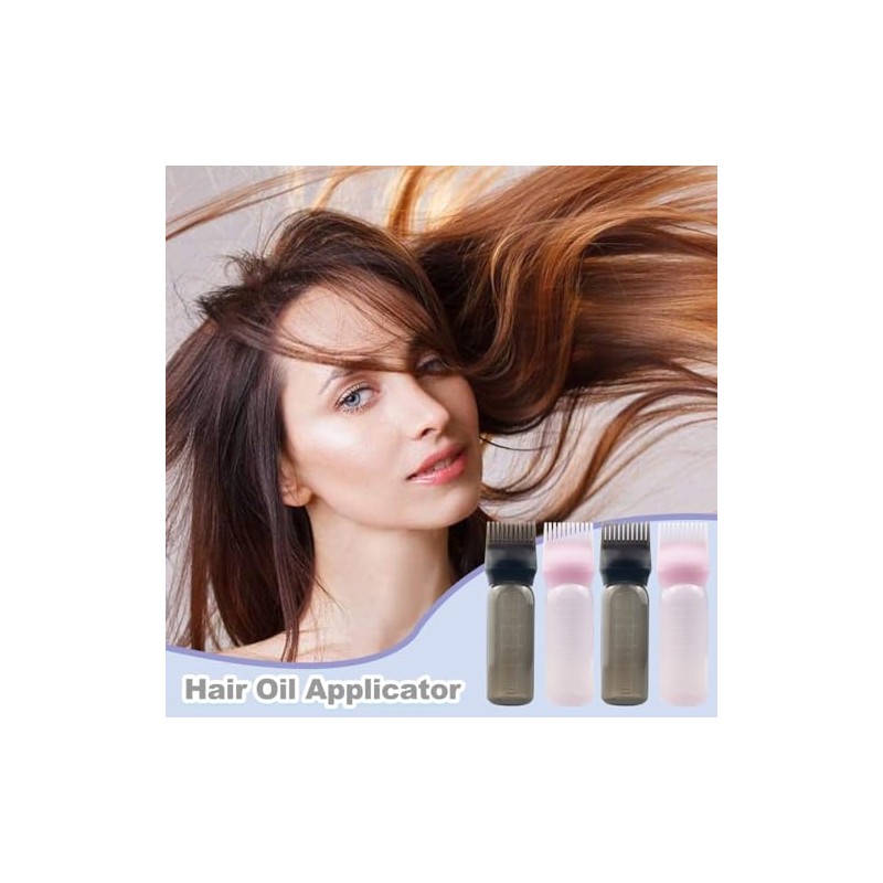 4-Pack Root Comb Applicator Bottles - 6oz (2 Pink +