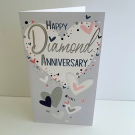 Jonny Javelin Happy Diamond Anniversary Card 60 Years