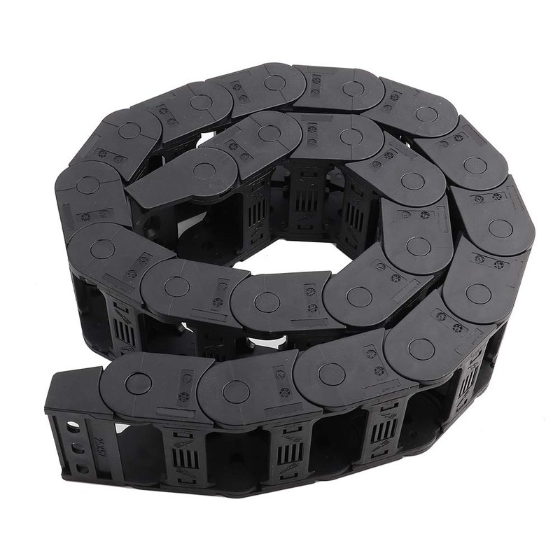 R55 25mm x 57mm Black Plastic Cable Wire Carrier Drag