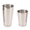 304 Stainless Steel Cocktail Shaker 2 Section Bartending Mixer Bar