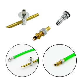 Gracilaria RC Boat Water Cooling Kit Water Outlet and Inlet Pink Up Nozzle Water Cooling Nozzle with Cooling Pipe Tube for RC Boat DIY Model Ship Motor Water Cooling System Part (Green)