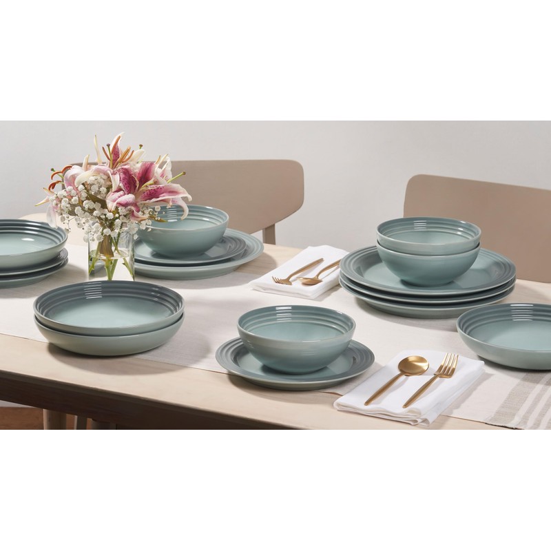 Le Creuset Stoneware Set of 4 Pasta Bowls, 8.5" each,