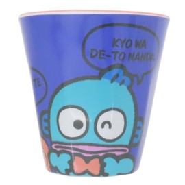 Ken Onishi Sanrio Characters Melamine Tumbler, HANGYODON/PU, Size: Approx. φ3.4 inches (8.7 cm), H9 inches (9 cm), SRG-802