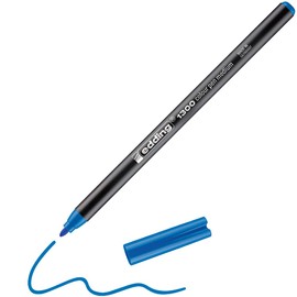 edding 1300 colour pen medium - light blue - 1 pen - round nib 2 mm - felt pen for drawing and writing - felt pen for school, mandalas, bullet journals