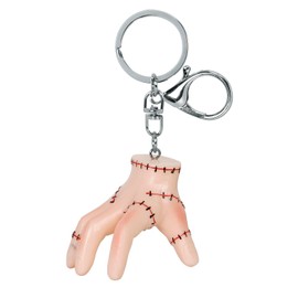 Karactermania Wednesday Icon 3D Thing-Icon Keychain, Off-white, 5 x 6 cm