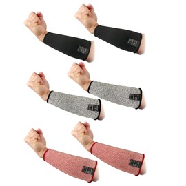 CAWANFLY 3 Pairs Protective Arm Sleeves, Cut Resistant Sleeve Arm Protectors Anti Abrasion Safety Armband for Garden Kitchen Work