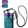VULKIT Cartera de viaje con bloqueo RFID para hombres y