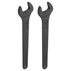 HARFINGTON 2pcs Single Open Ended Spanner Wrench, 25mm, Thicken Carbon Steel Open End Wrench Tool for for Automotive Repair and Furniture Assembly, Black