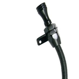 Unbranded Black Flexible Ford C6 C-6 Transmission Dipstick Stainless Braided Firewall