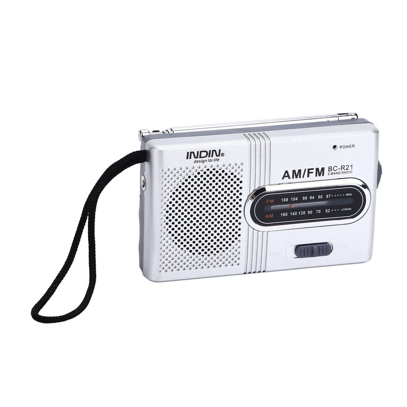 Portable Pocket Radio Mini Radio Player AM FM Compact Radio