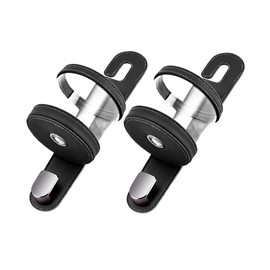 JZ LIGHTING 車 フック ヘッドレスト シートフック 車内用品 ドリンクホルダー 内装パーツ 2個セット (ブラック)