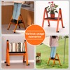 Ainai Folding Step Stool,Aluminum Ultra Thin Stool,400 Lbs Capacity with