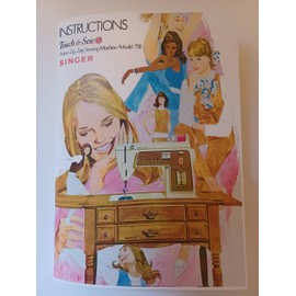 Singer 758 Manual Touch & Sew Sewing Machine Owners (Reprint)