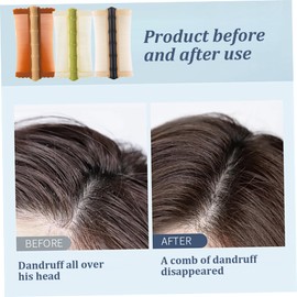 Dandruff Comb 3PCS PP Bamboo Styling Double-Sided Fine Teeth Lice Comb Thick Hair Flea Comb Comfortable Lice Brush for Kids Adults 4.9x2.8 Inch Lice Comb Head Lice Comb Flea Comb Lice Combs for Thick