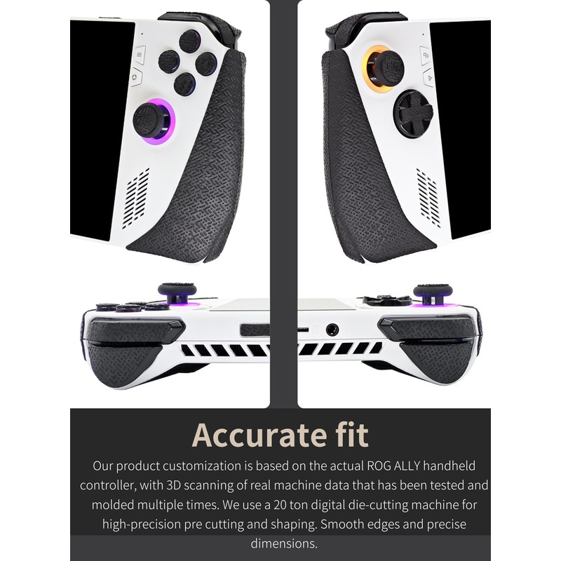 Luck&Link Controller Grip for ROG Ally,Textured Skin kit,for ROG Ally