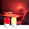 2 Piezas 670 nm Rojo Luz Nocturna para Dormir, 2