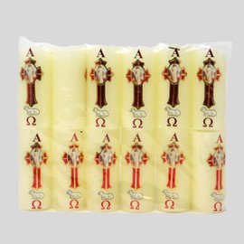 3" Mini Cirio Pascual Paschal Candle Easter (12 Pcs) # 19059