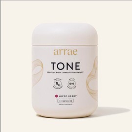 Arrae Tone | Women’s Creatine Monohydrate Gummies | Gut-Friendly Formula | Mixed Berry Flavor | 15-Day Supply Healthcare Dietary Supplement Edible:_Tone