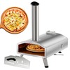 12” Portable Wood Fired Pizza Oven - Stainless Steel Pellet
