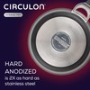 Circulon Symmetry Hard-Anodized Nonstick Frying Pan, 8.5-Inch, Black