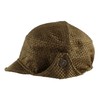 Morehats Faux Jute Floppy Short Brim Baseball Cap Aviator Trapper