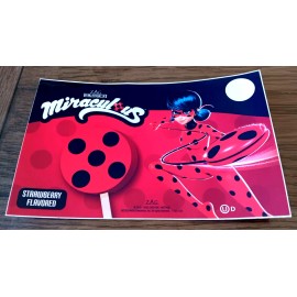 Miraculous Ladybug Ice Cream Bar, Ice Cream Truck Sticker 8"x5"