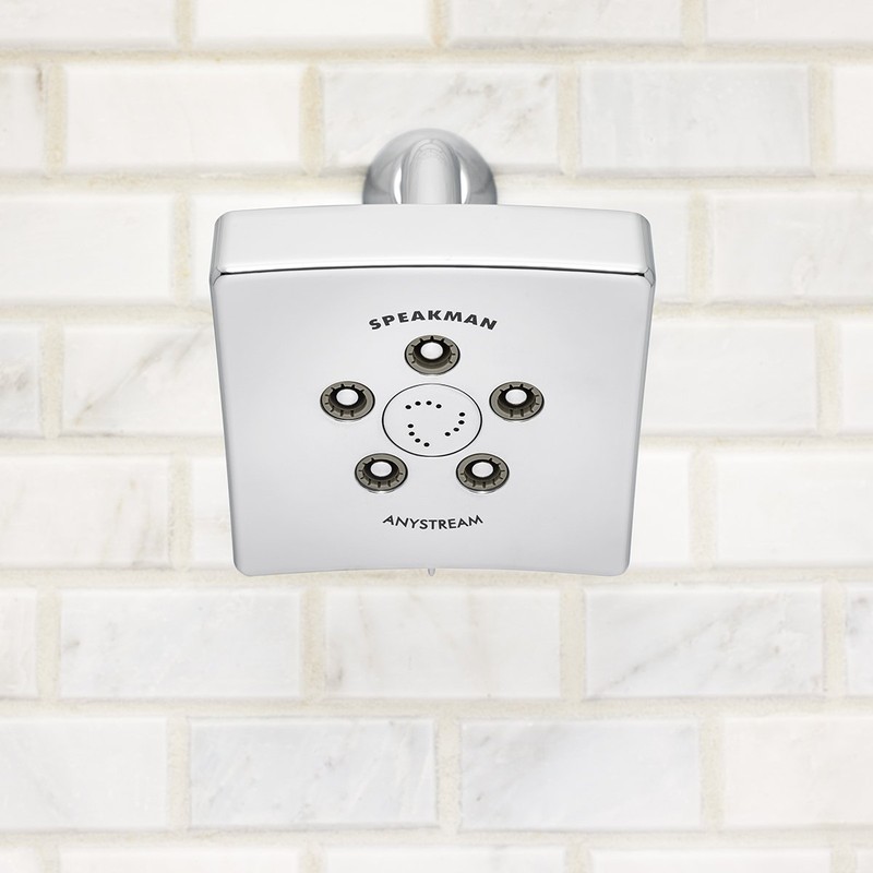 Speakman S-3021-E175 Kubos Shower Head, 1.75 GPM, Polished Chrome