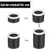 Wensdr 4 Packs 1.7-2.2" Adjustable Furniture Risers Anti Slip Rubber