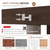 Console Table for Entryway, 47.2" Narrow Farmhouse Sofa Table Walnut