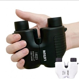 [Best Choice if You Take It To Concert & Concert] Binoculars, Concerts, Live Opera Glass, 10 Times, Free Focus, Auto (Black)