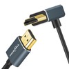 Twozoh Flexible HDMI to HDMI Cable Up Angled 270° 2M,
