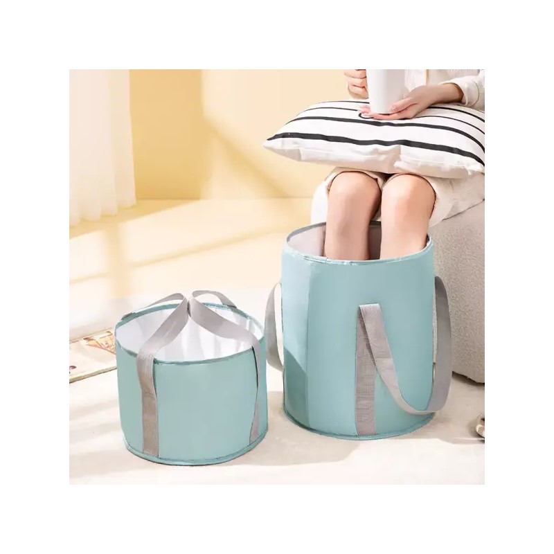 No Applicable 휴대용 족욕기 족욕바스켓 접이식 [핑크 L(대형)] Portable Foot