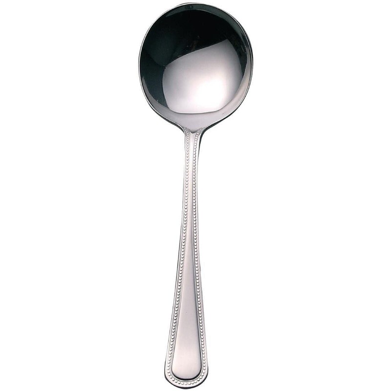 Olympia Bead Soup Spoon 172mm 18/0 Stainless Steel Dining Serving