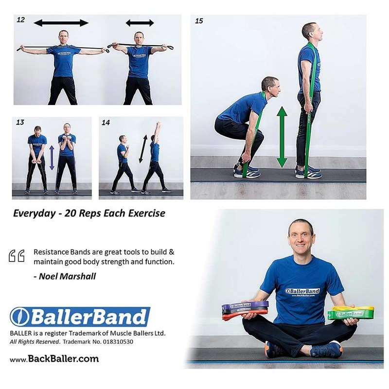 Exercise Resistance Bands - Light (Red)