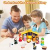 Lighted Nativity Set, 17 PCS Kids Little Nativity Playset, Children