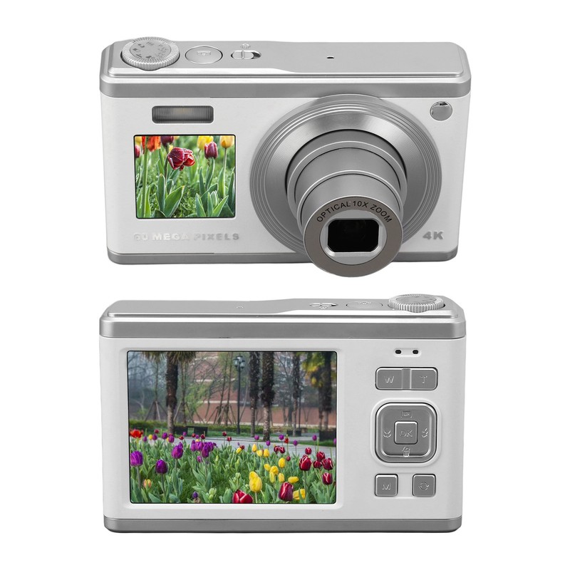 Digital Camera 60MP 4K Ultra HD Dual Screen Auto Focus