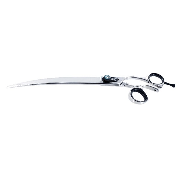 Sensei Shears Open 7" Curved Blade Neutral Grip Leaf Spring
