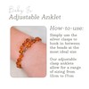 Baby J's - Cognac and Amethyst Coloured Bracelet/Anklet - Sizes