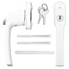 Window Handle Aluminium Lockable, Window Handle, Window Handles, Lockable White