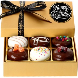 Birthday Cookie Gift - Happy Birthday Cookies - Gourmet Food Gifts - Kosher Vegan (Birthday Cookies)